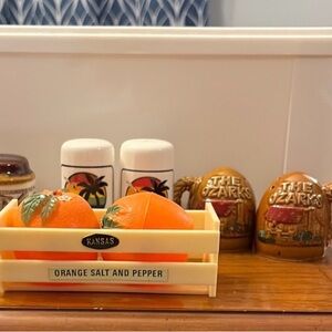 Kansas Orange Salt and Pepper Shakers